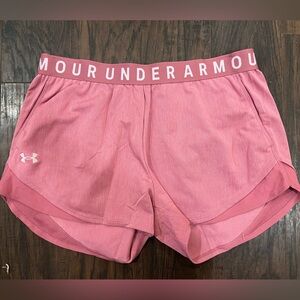 Under Armour Pink Athletic Shorts